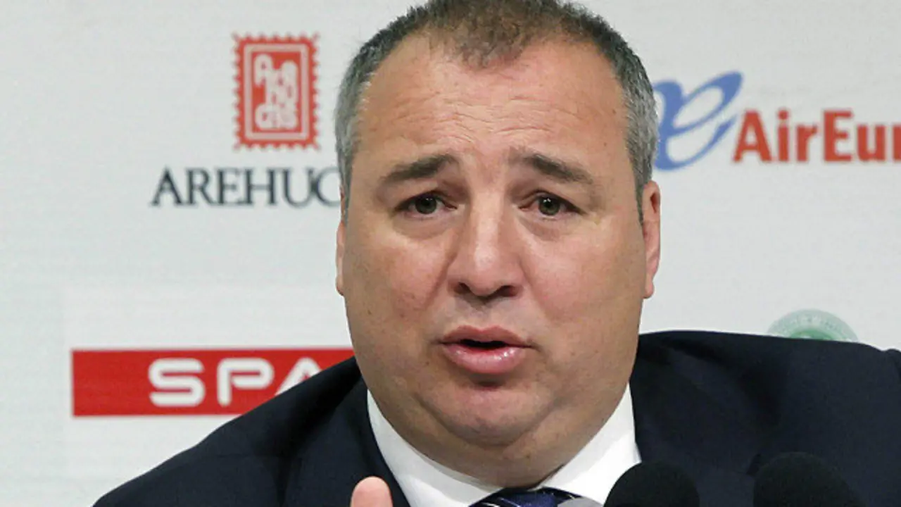 El presidente de la Unión Deportiva Las Palmas, Miguel Angel Ramírez. ELVIRA URQUIJO A.