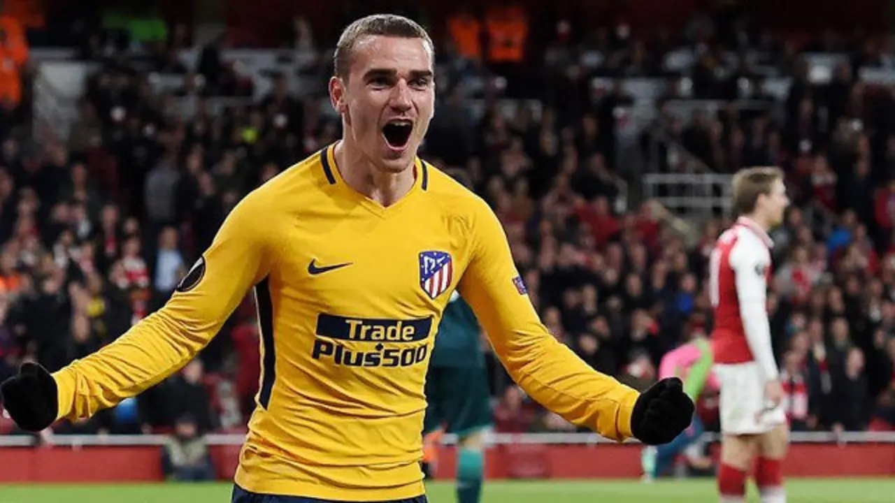 Antoine Griezmann, durante el partido contra el Arsenal. ANDY RAIN (EFE)