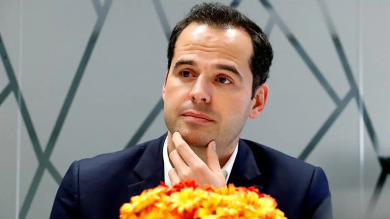 Ignacio Aguado durante la Asamblea de Madrid celebrada por Ciudadanos. JAVIER LIZON (EFE)