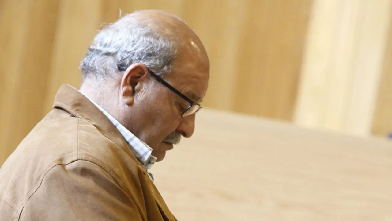 El condenado por matar a un hombre en un cumpleaños en Ferrol, durante el juicio. CABALAR (EFE)