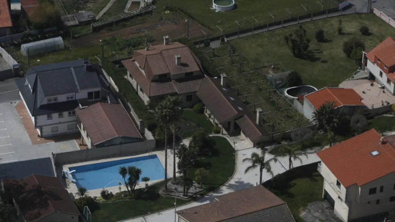 Mansión de Sito MIñanco en Montalvo. JAVIER CERVERA