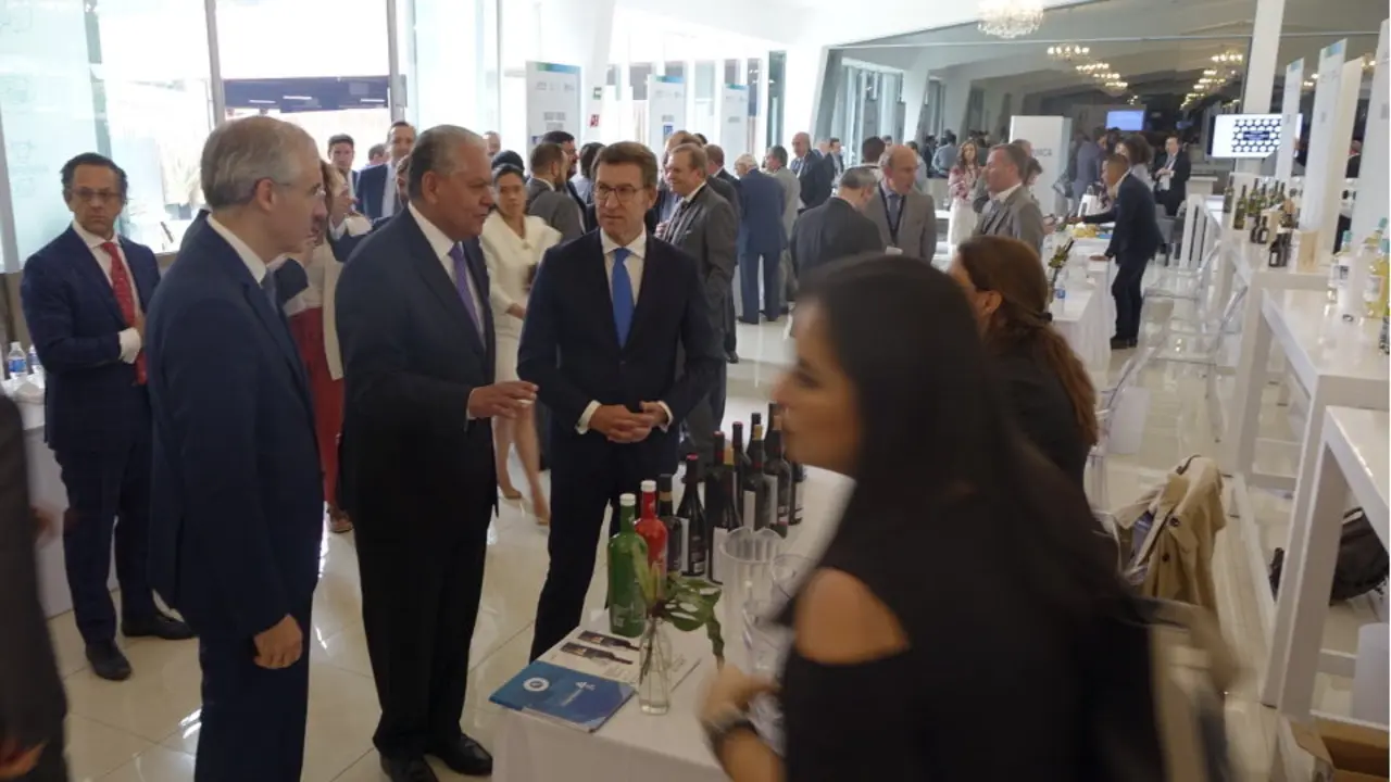 Feijóo, durante o Encontro gastronómico con Galicia, en México. XUNTA DE GALICIA