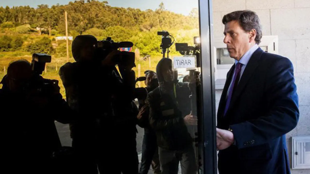  Juan Carlos Quer, en los juzgados de Ribeira. ÓSCAR CORRAL
