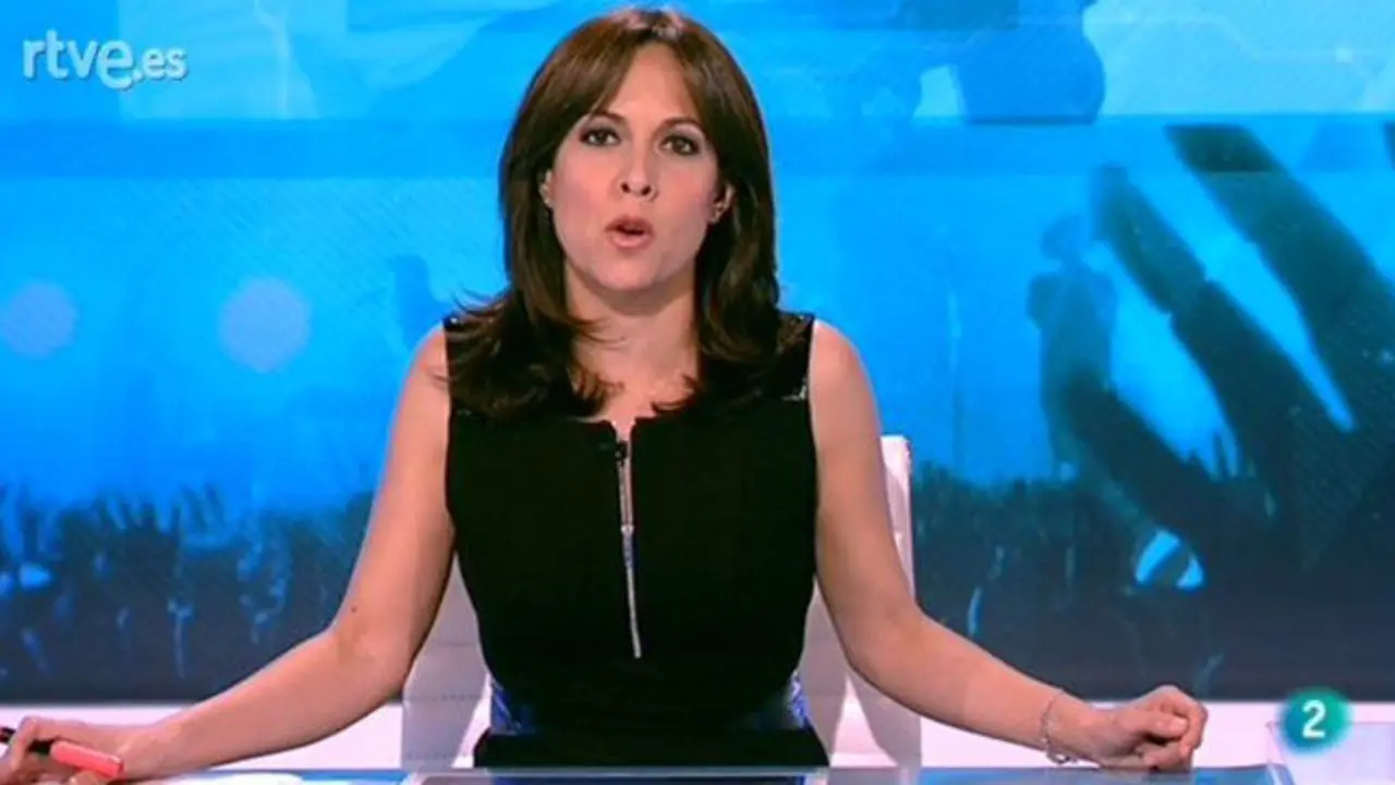 Mara Torres, en 'La 2 Noticias'