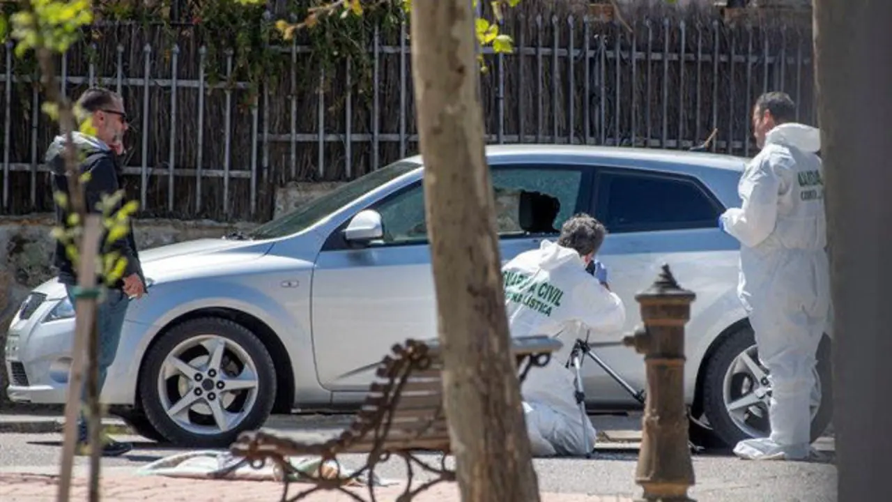 Coche en el que sucedieron los hechos. ISMAEL HERRERO (EFE) (Toledo)