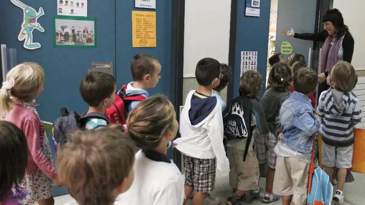 Alumnos de primaria. AEP