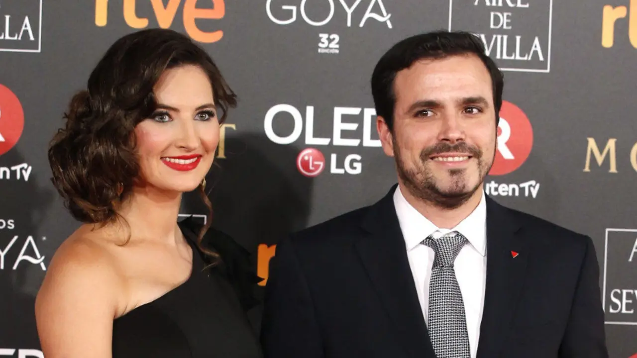Anna Ruiz y Alberto Garzón. EFE