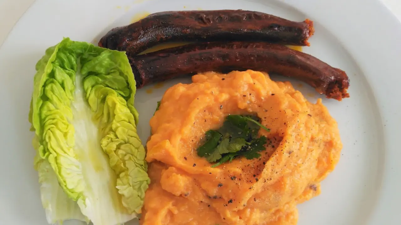 Os chourizos veganos de cabaza. CALABIZO