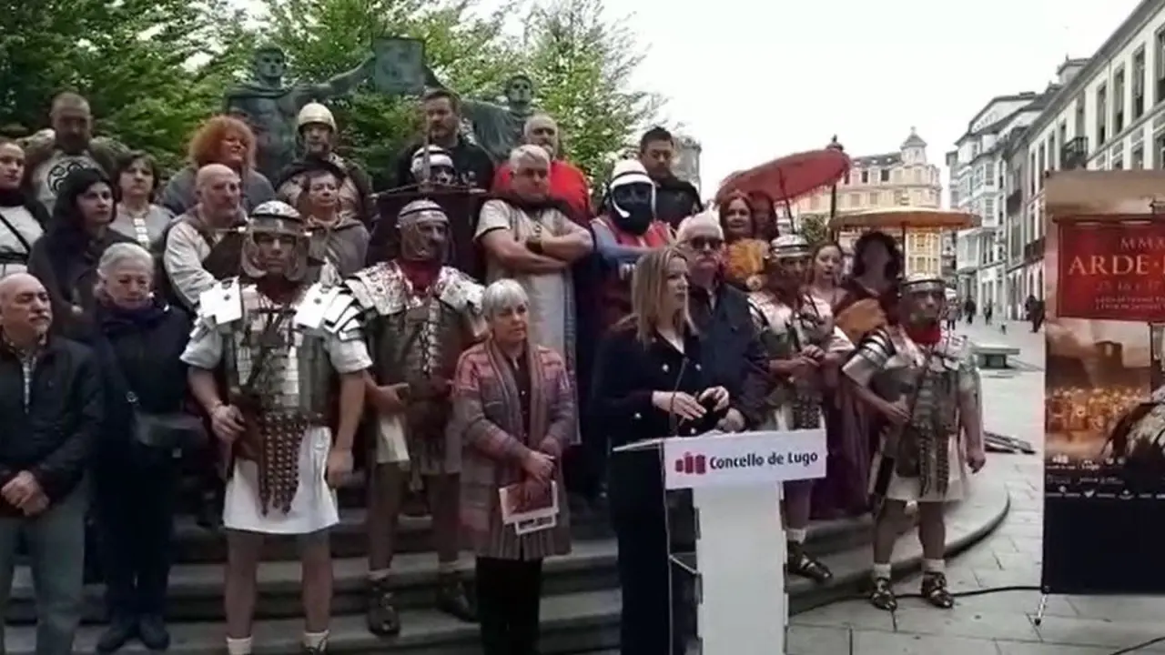 Presentación de Arde Lucus 2018. EP