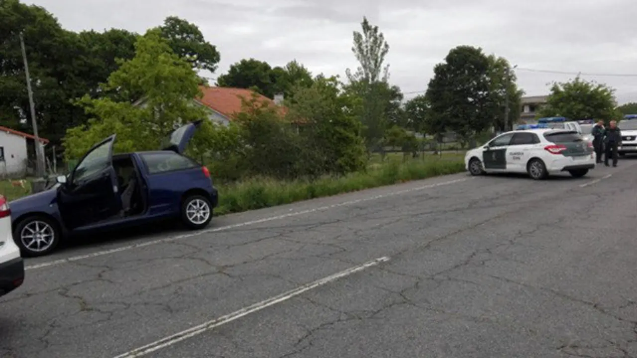 Lugar en el que se produjo la detención, en Xinzo. GC