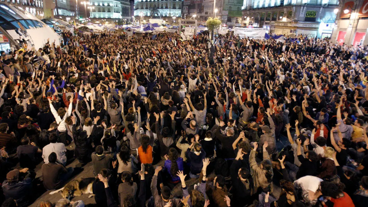 Movemento do 15-M en Lugo. EP