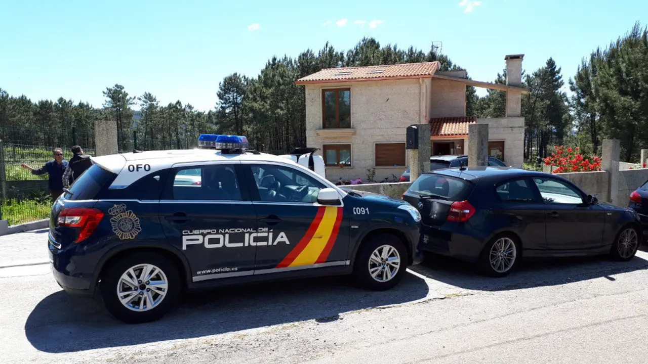 Operación antidroga en Sanxenxo. DP