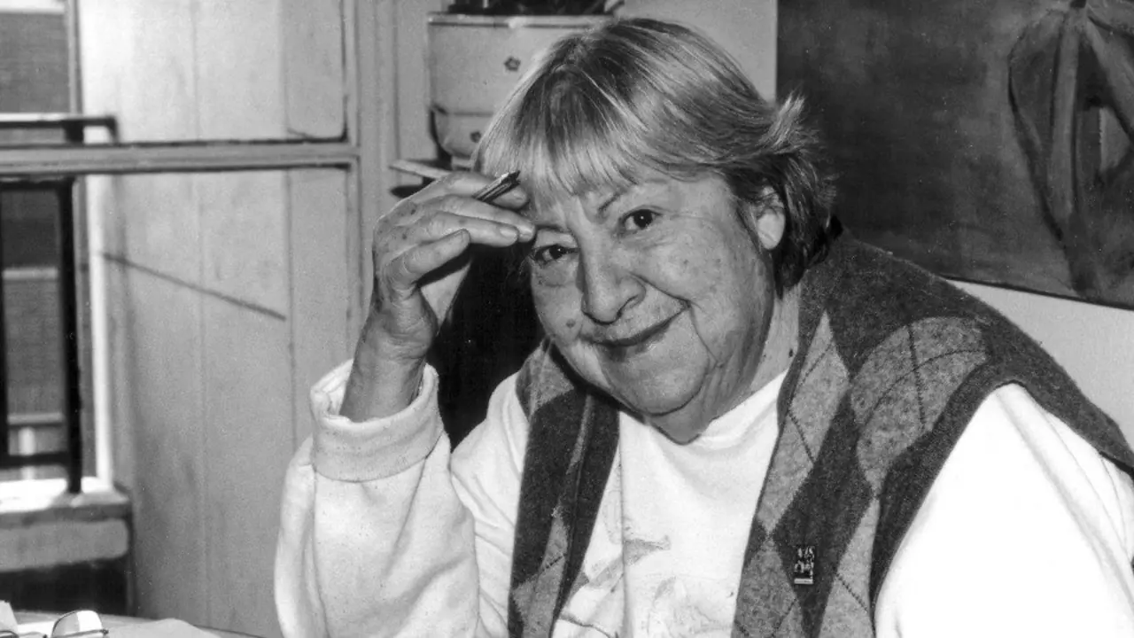 Fotografía da poeta facilitada pola Fundación Gloria Fuertes.