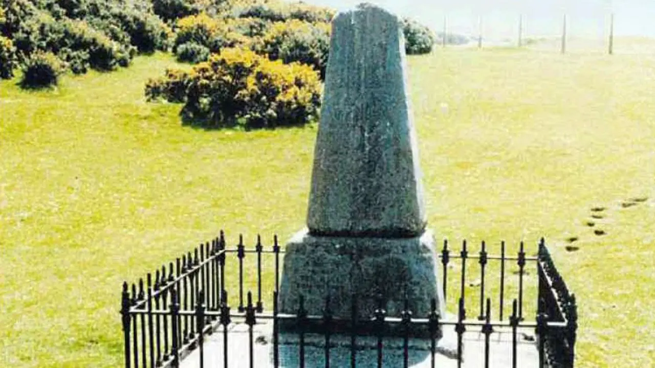 La tumba del boxeador irlandés Dan Donnelly. DP