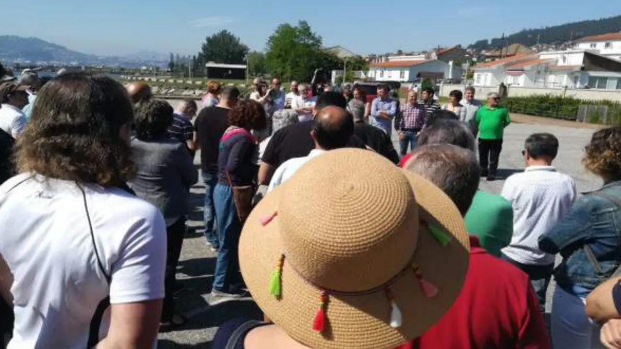 La manifestación contra los colapsos de Rande IMAGEN DE LA ORFANIZACIÓN
