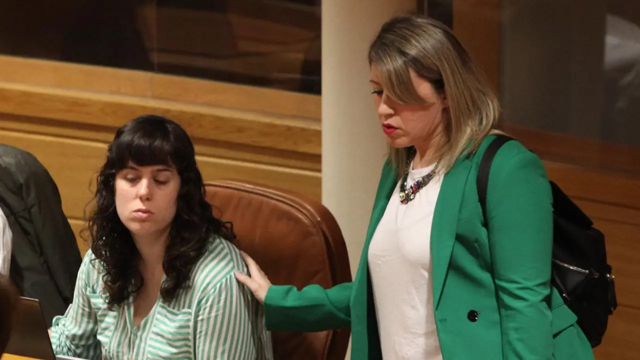 Paula Quinteiro e Carmen Santos. PEPE FERRÍN (AGN)