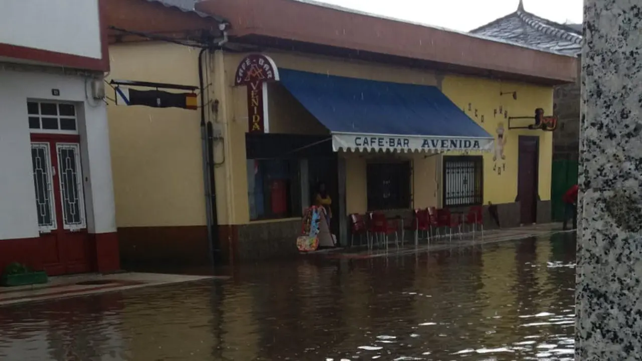 Inundaciones en A Pobra de San Xiao. EP