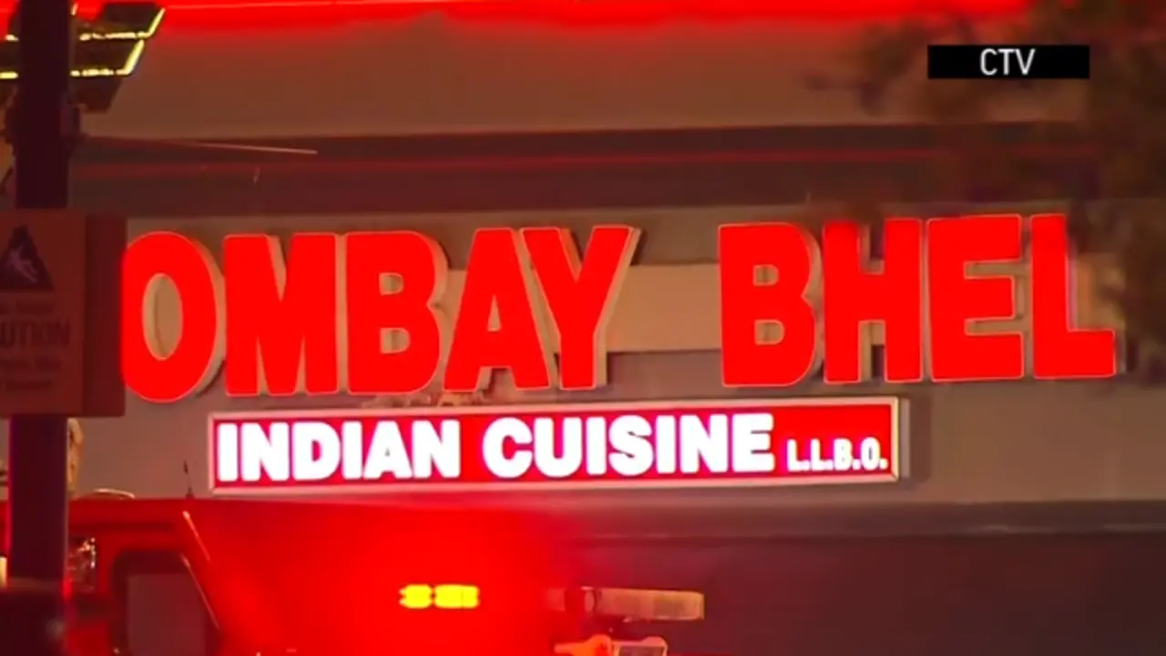 Restaurante donde explotó la bomba. YOUTUBE