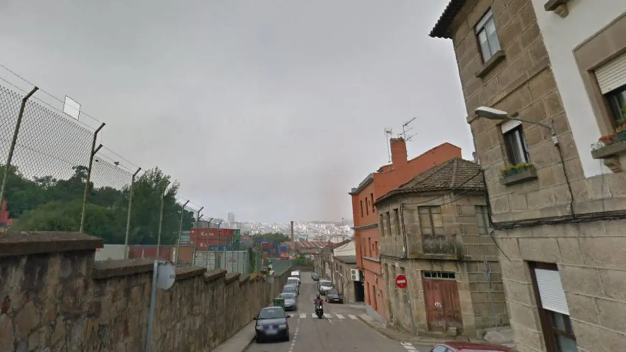 La calle Santa Tegra, en Vigo. GOOGLE MAPS