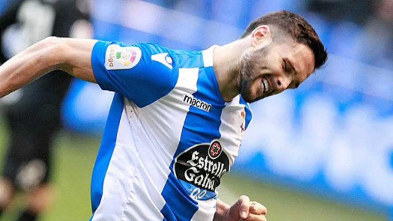 Andone, con el Deportivo. AEP