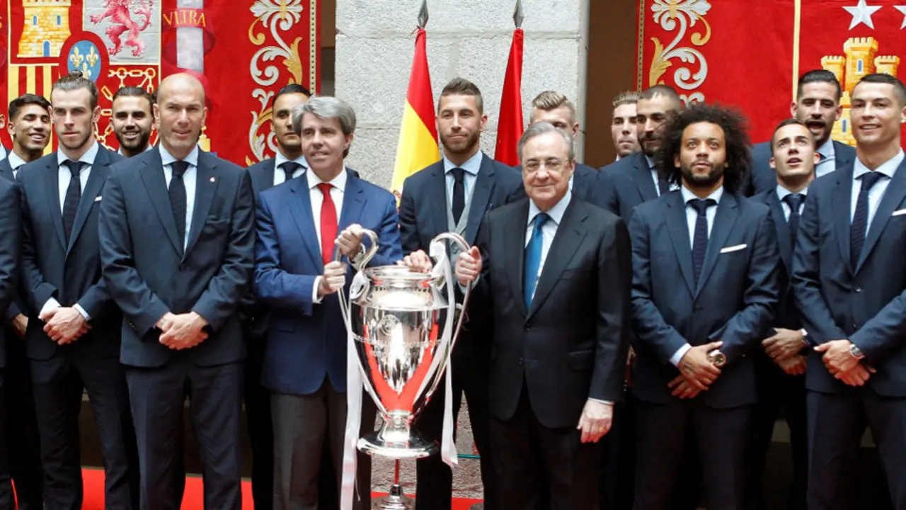 La plantilla del Real Madrid en la Comunidad. EFE