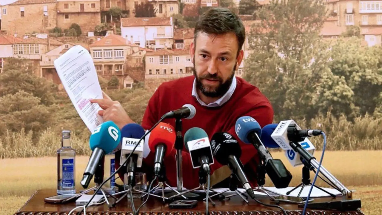 Carlos Vázquez Padín, alcalde de Tui. SALVADOR SAS (EFE)