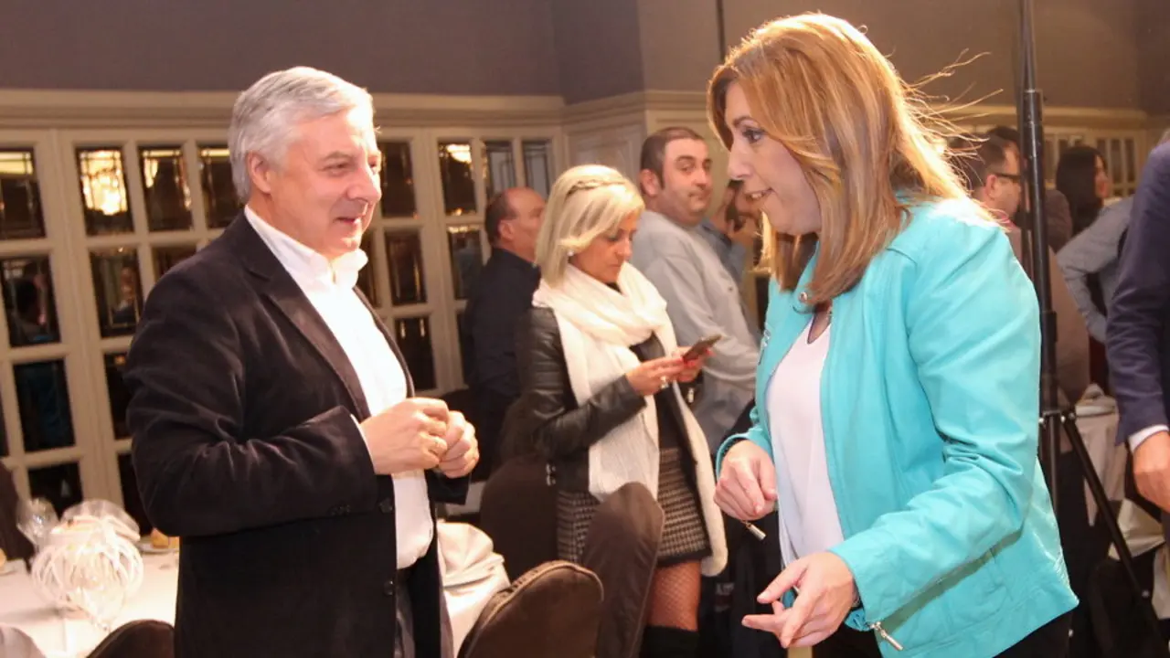 Pepe Blanco y Susana Díaz. J. VÁZQUEZ