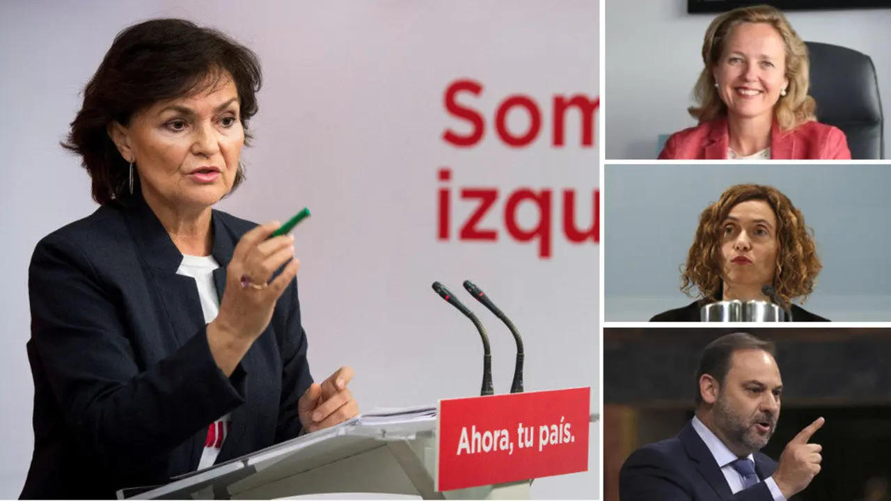 Calvo, Calviño, Batet y Ábalos. AEP