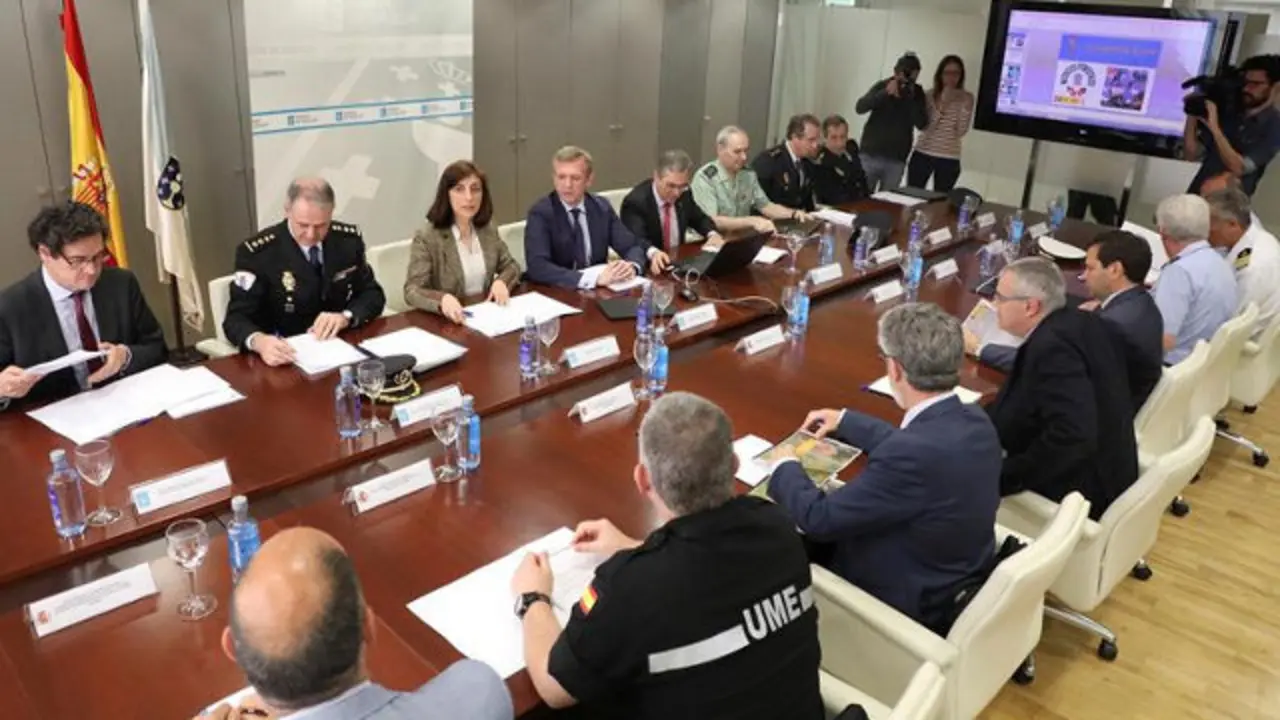 El Comité Integrado de Prevención de Incendios de Galicia.XOÁN REY (Efe) 