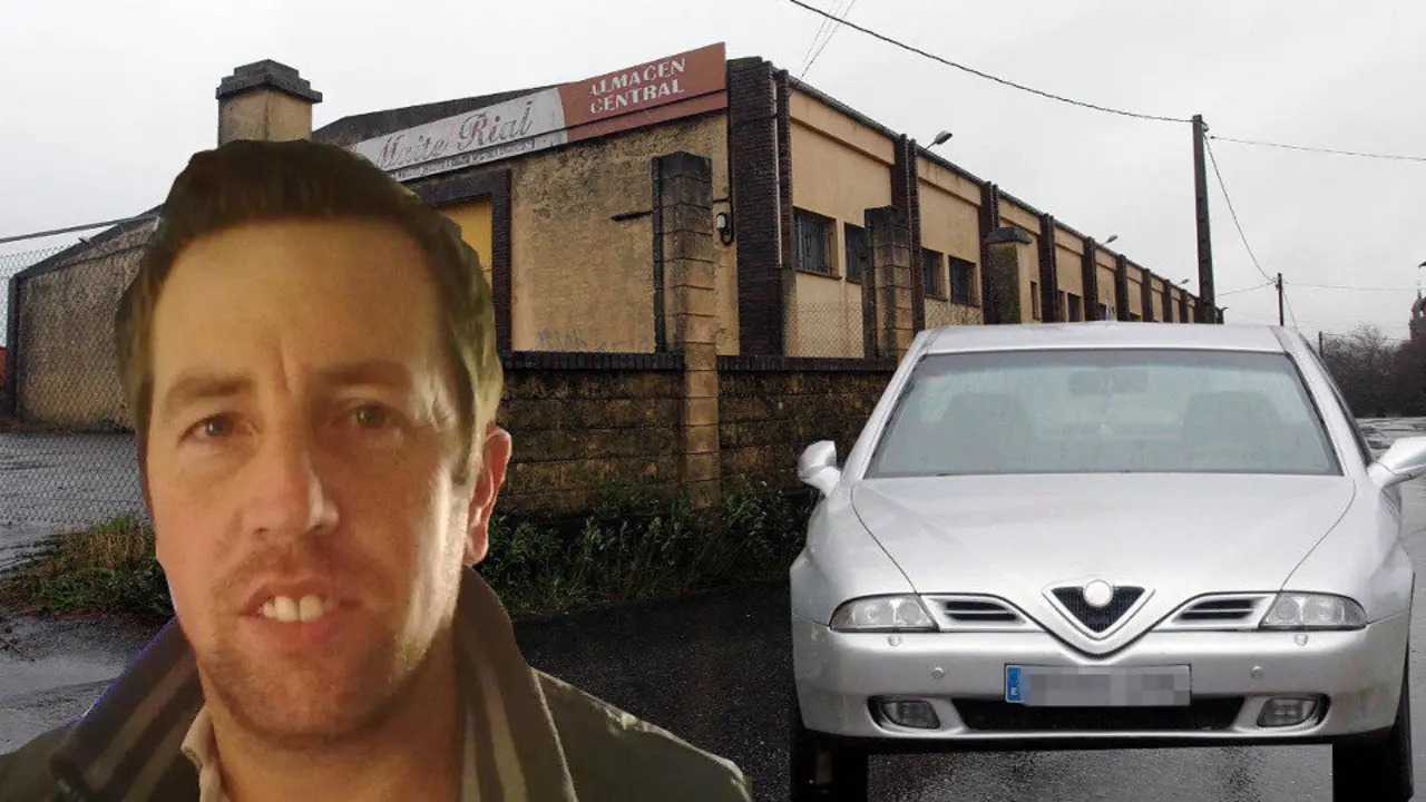 El Chicle, la nave en la que apareció el cuerpo y el coche en el que fue trasladado. EP