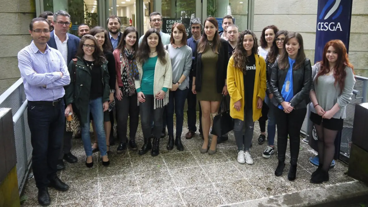 Participantes en el taller organizado por Bioga y Cesga. EP