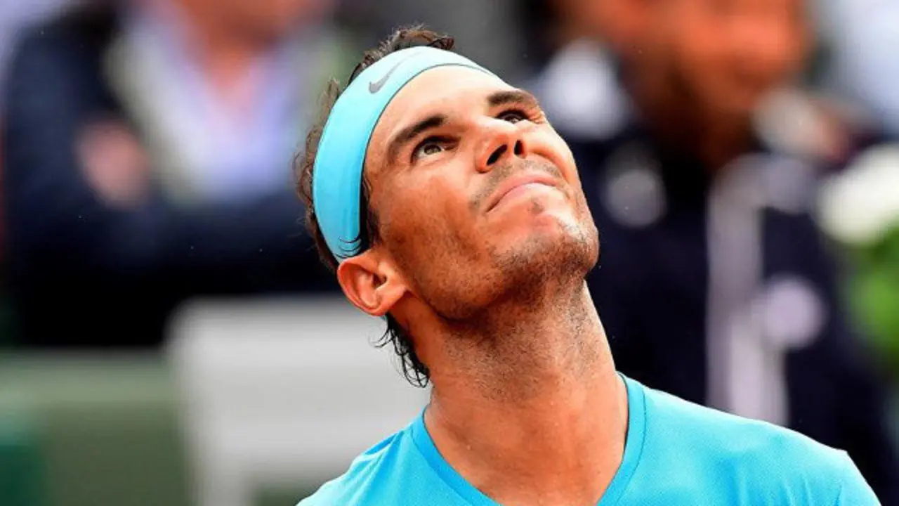 Nadal, en el partido contra Schwartzman. CAROLINE BLUMBERG (EFE)