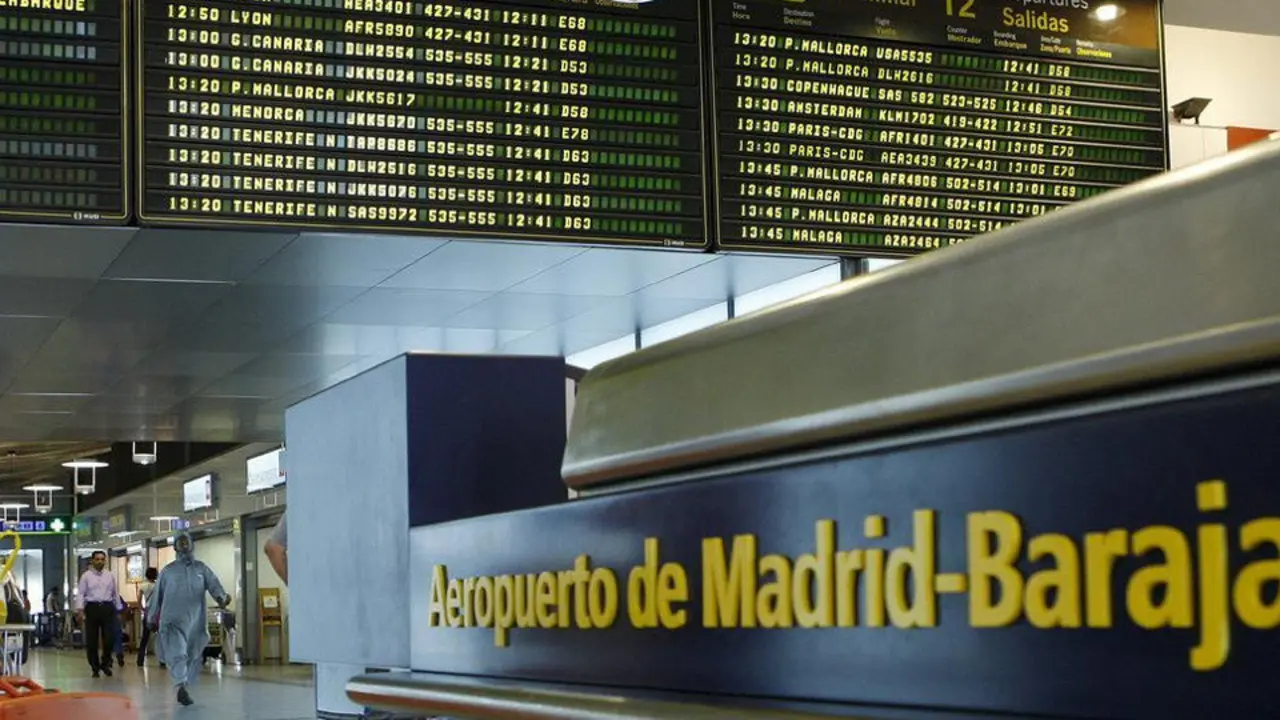 Imagen del aeropuerto de Barajas.AEP