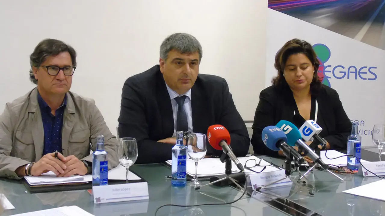 Directiva de la Federación Gallega de Estaciones de Servicio (Fegaes). EP