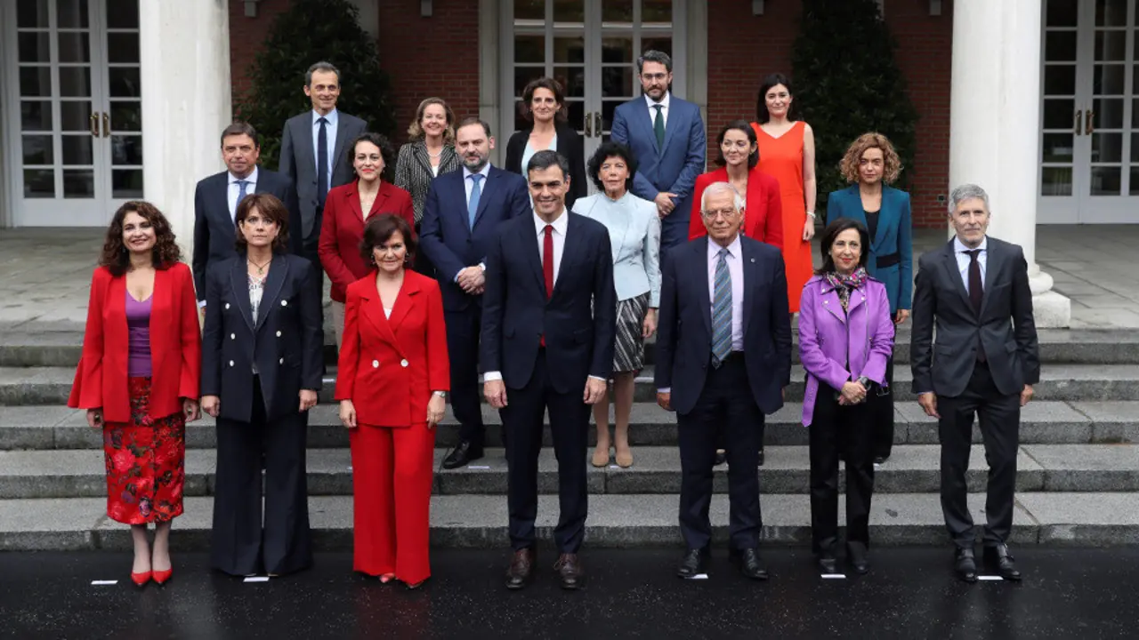 Foto de familia del Ejecutivo de Pedro S&aacute;nchez. EFE