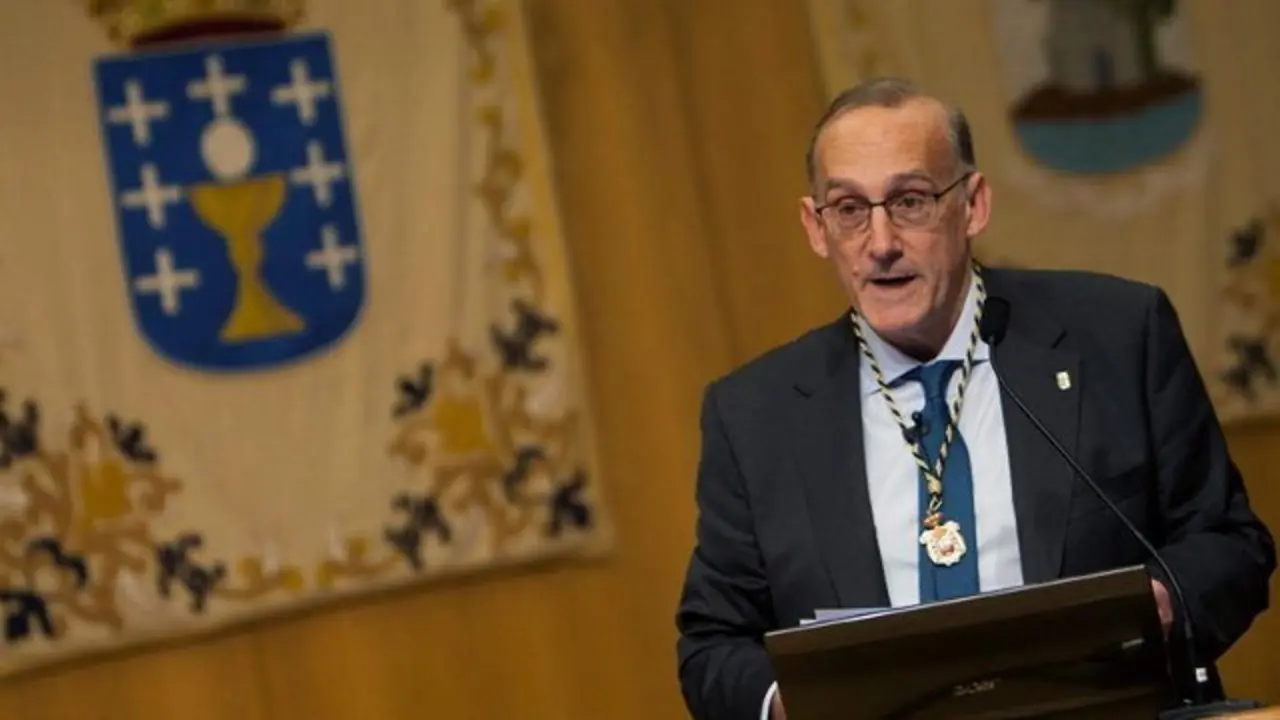 El nuevo rector de la Universidad de Vigo, Manuel Reigosa.SALVADOR SAS