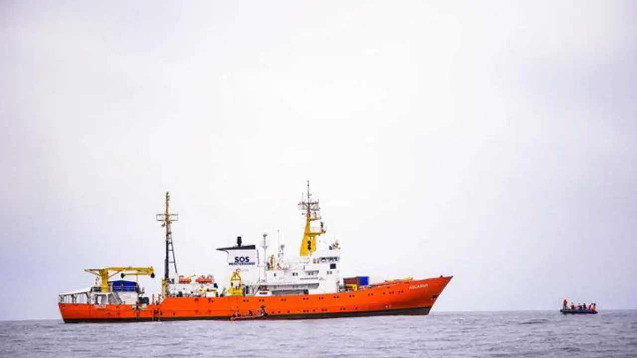 El barco 'Aquarius'. EFE