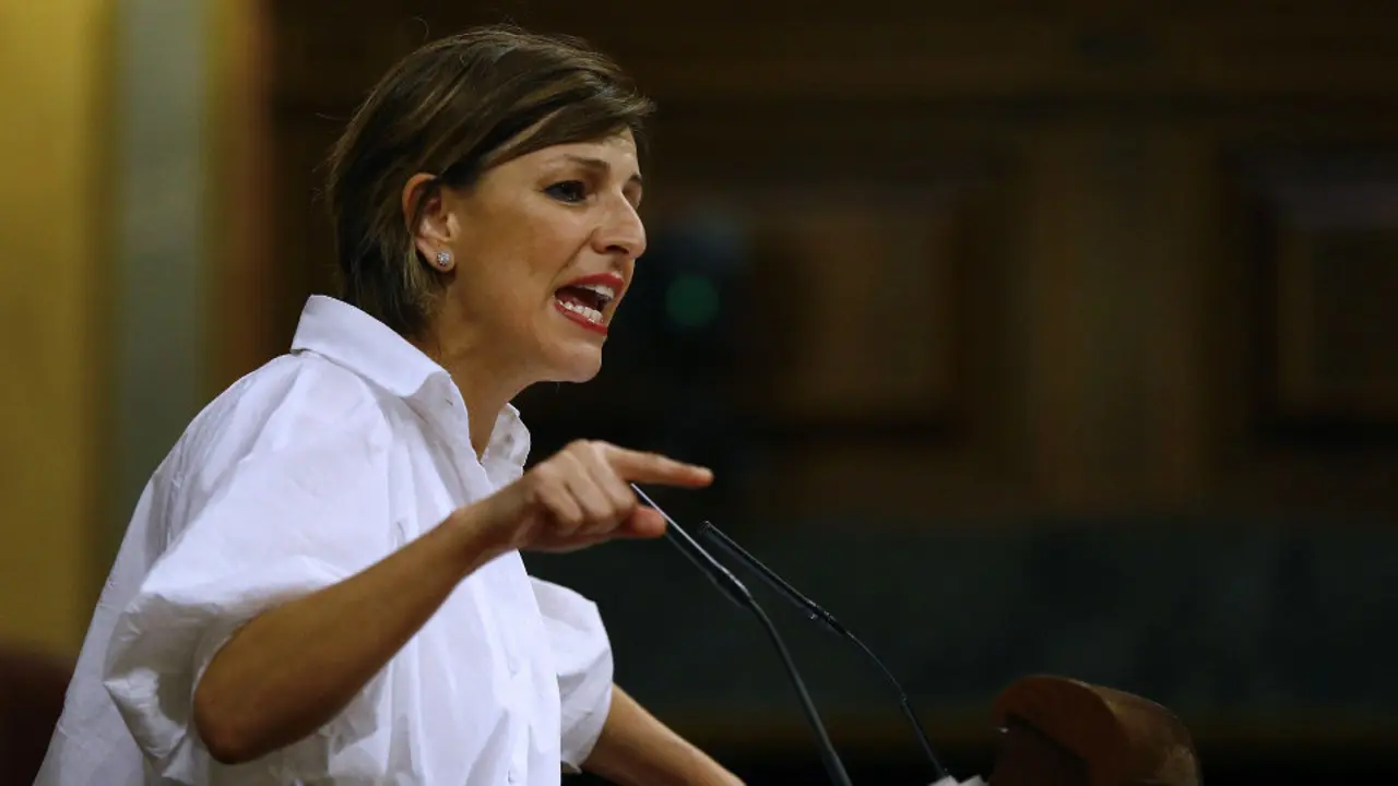 A deputada de En Marea Yolanda Díaz. JP GANDUL (Efe)