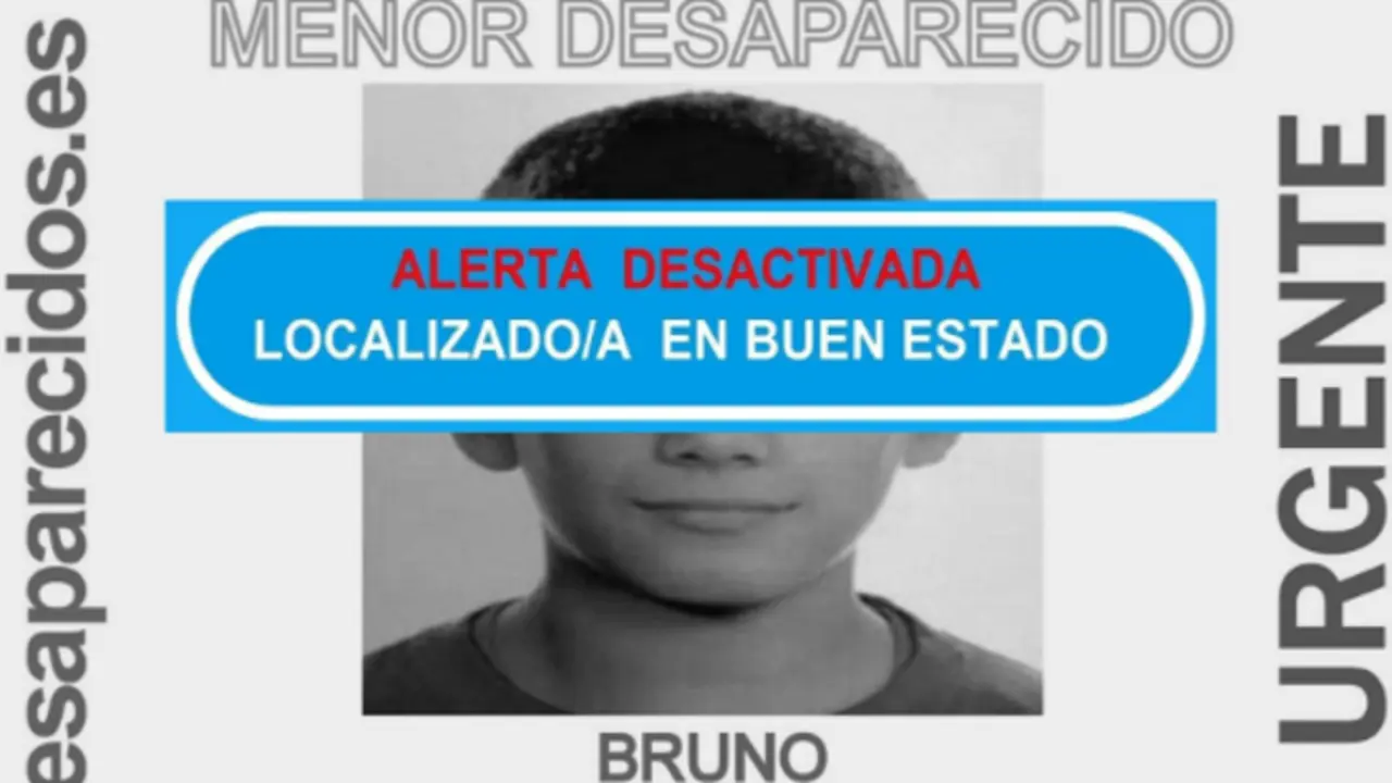 Ficha de Bruno, menor desaparecido en León, ya localizado.