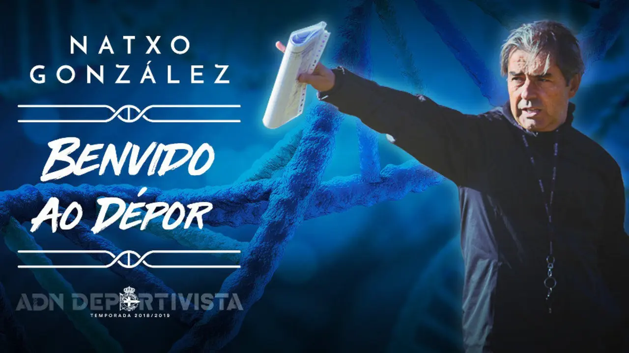 Imagen de Natxo González publicada por el Dépor. RCD