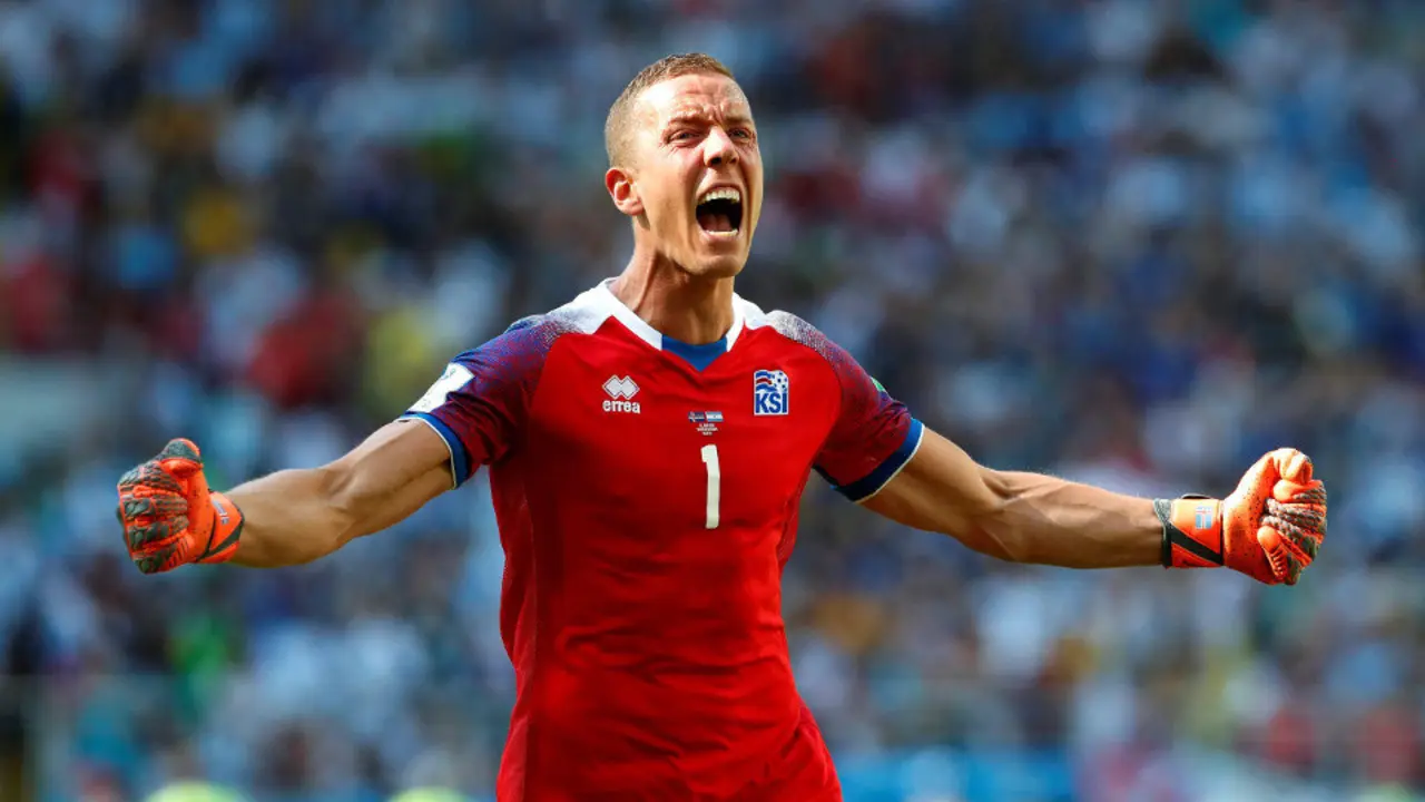 Halldorsson ha empezado el Mundial de la mejor manera posible. ALBERTO ESTÉVEZ (EFE)