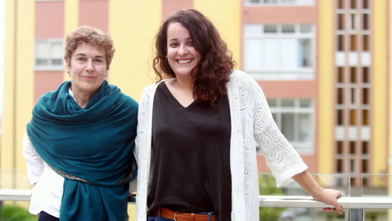 María Jesús Gutiérrez y Ana Núñez. VICTORIA RODRÍGUEZ