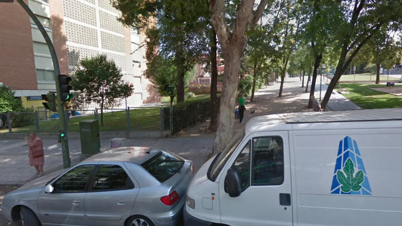 Alrededores del colegio Alvar Fáñez de Minaya, donde ocurrieron los hechos