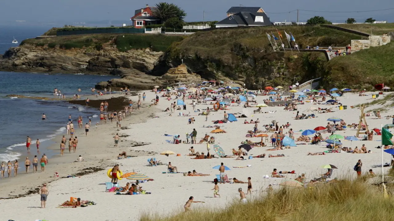 Playa de Llas, en Foz. JOSÉ Mª ÁLVEZ