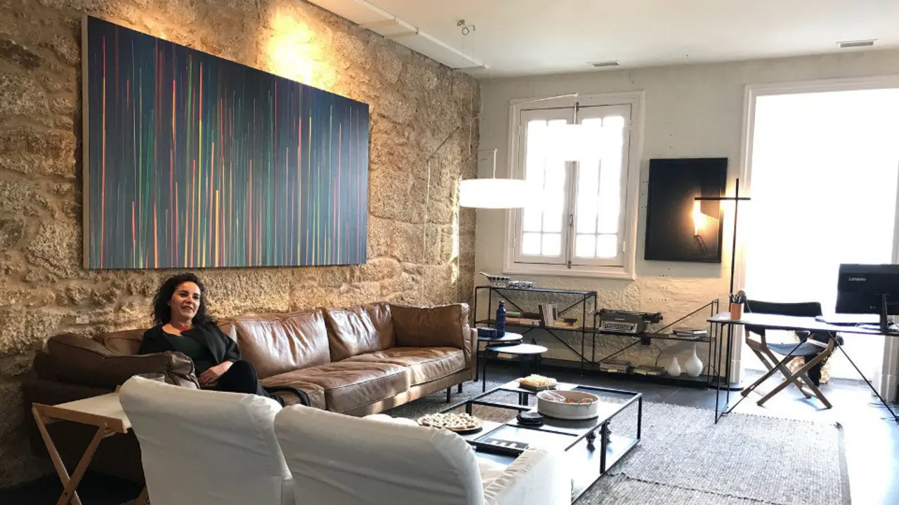 La artista, en el Spacio Scala. EP