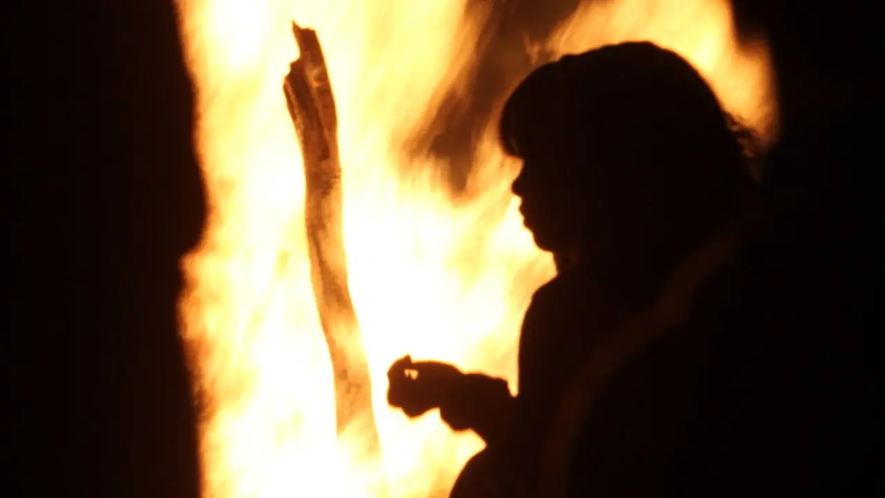Foto de arquivo dunha cacharela da noite de San Xoán. DP
