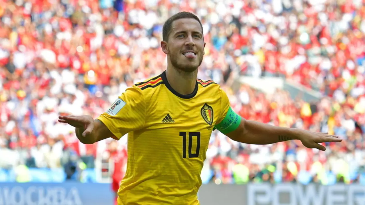 Eden Hazard celebra un gol. PETER POWELL (EFE)