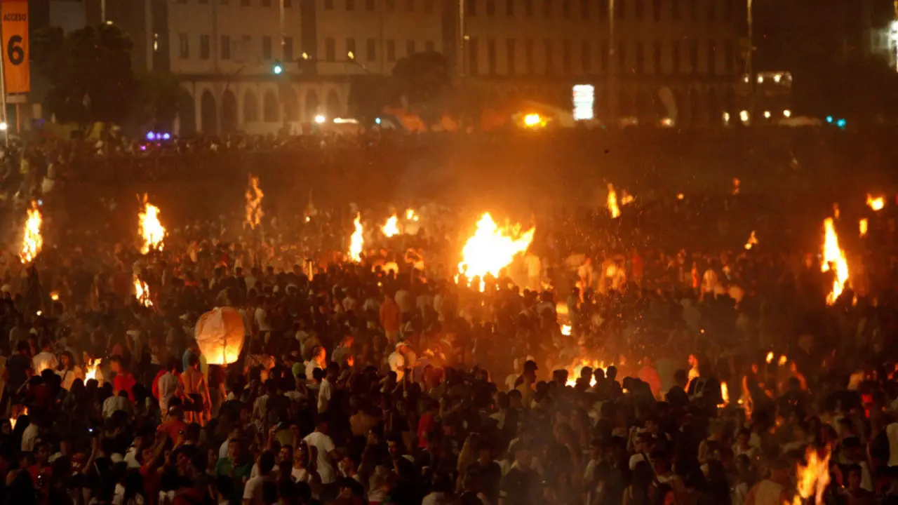 Hogueras en A Coruña. CABALAR