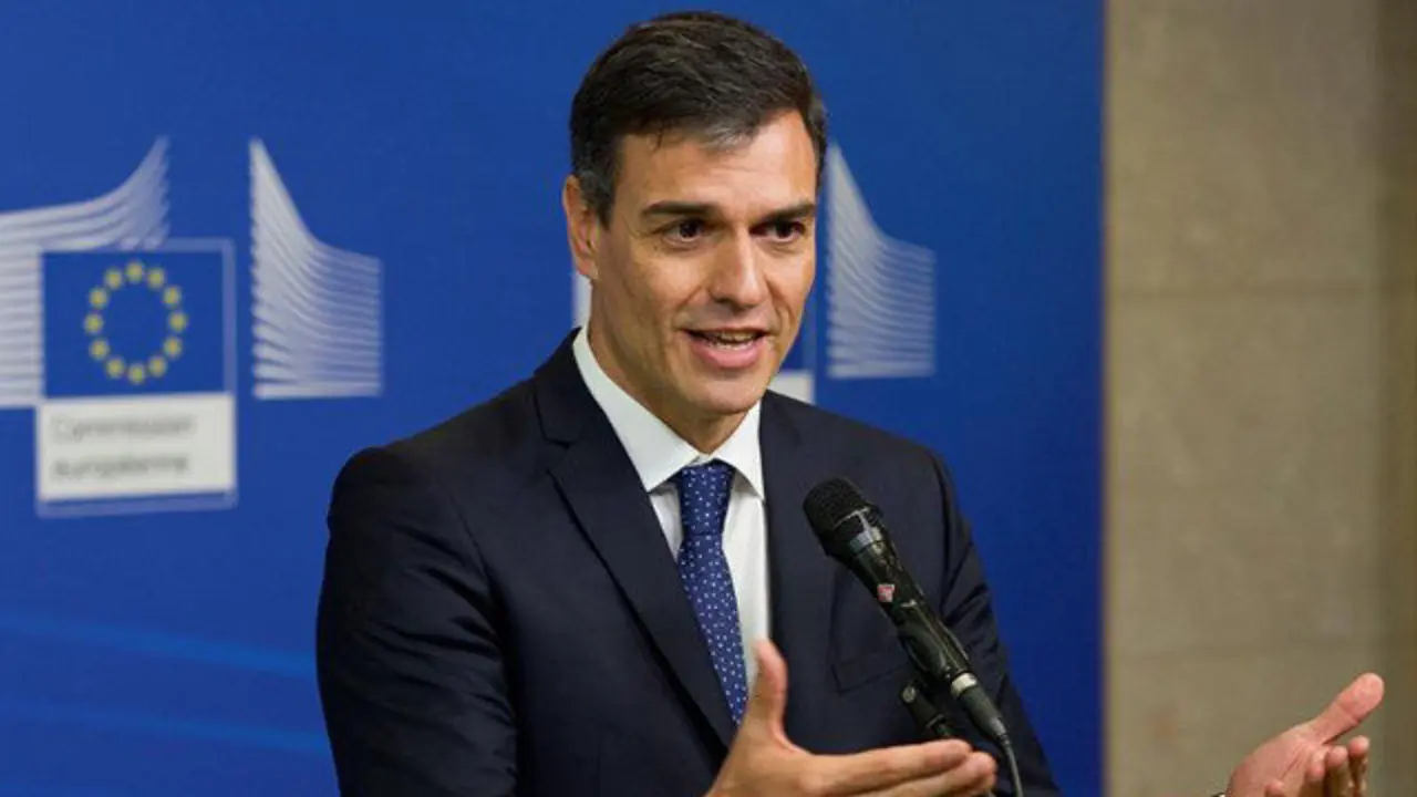 Pedro Sánchez en Bruselas. EFE
