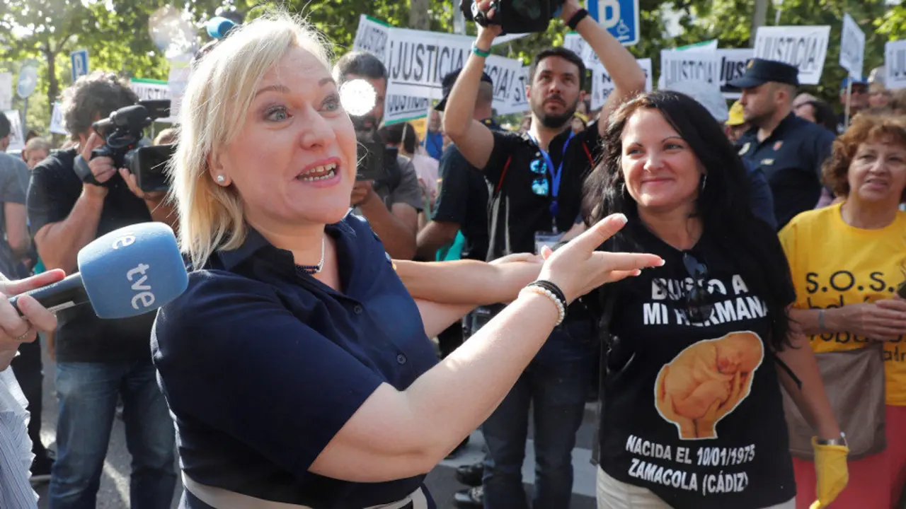 Inés Madrigal, la bebé robado.CHEMA MOYA